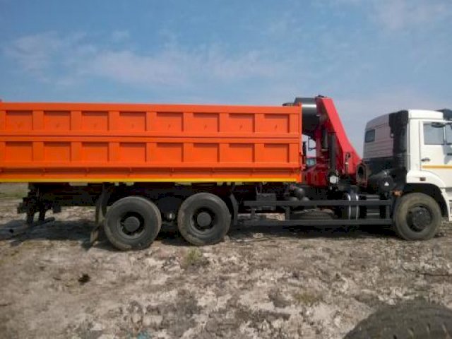 Фото №4: Самосвал КАМАЗ 6520 с КМУ Palfinger PK 15500А