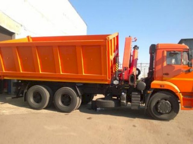 Фото №3: Самосвал КАМАЗ 65115 с КМУ Palfinger PK 15500А