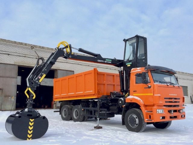 Фото №3: Самосвал КАМАЗ 65115 с КМУ ВЕЛМАШ ОМТЛ 97-04К