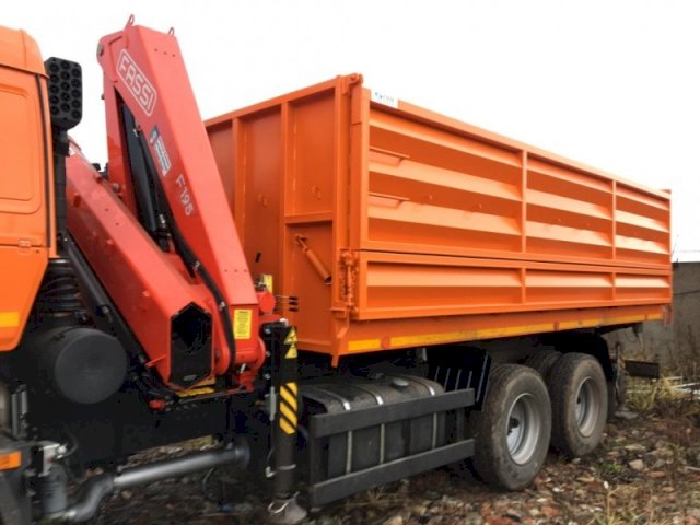 Фото №2: Самосвал КАМАЗ 65115 с КМУ FASSI F155A.0.22