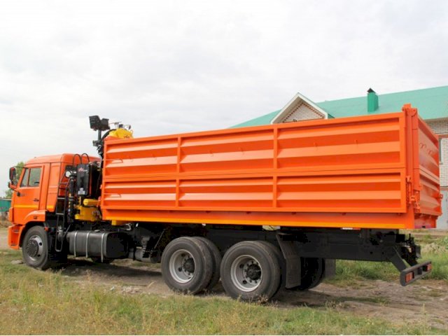 Фото №2: Самосвал КАМАЗ 65115 с КМУ HYVA HB 150E-2
