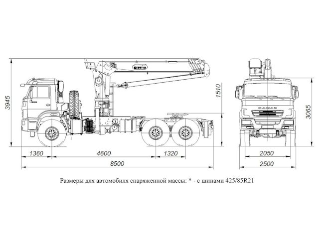 Фото №3: Седельный тягач КАМАЗ 43118-3011-50 с КМУ DongYang SS1956