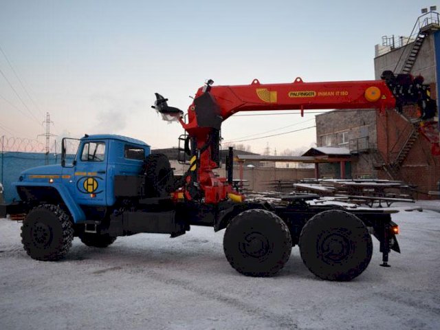 Фото №3: Седельный тягач Урал 4320-1912-60Е5 с КМУ ИТ-180 (008)