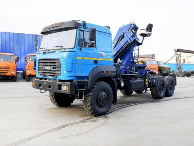 Фото №2: Седельный тягач Урал 4320-4972-80Е5 с КМУ АНТ 22-2