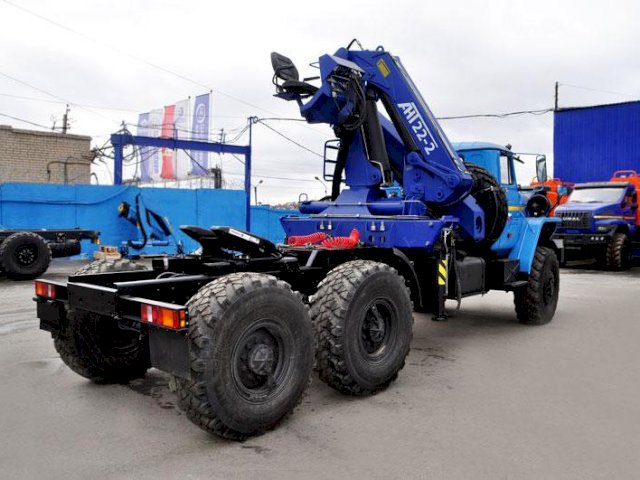 Фото №3: Седельный тягач Урал 4320-1912-60Е5 с КМУ АНТ 22-2