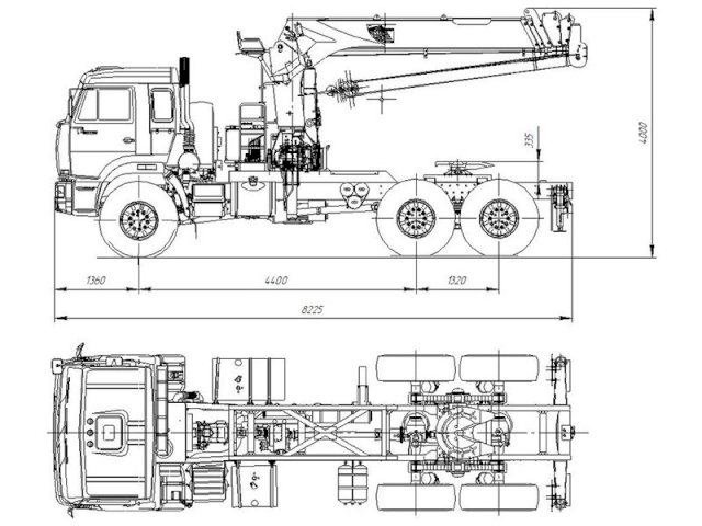 Фото №11: Седельный тягач КАМАЗ 43118-3027-50 с КМУ Kanglim KS 2056 (006)