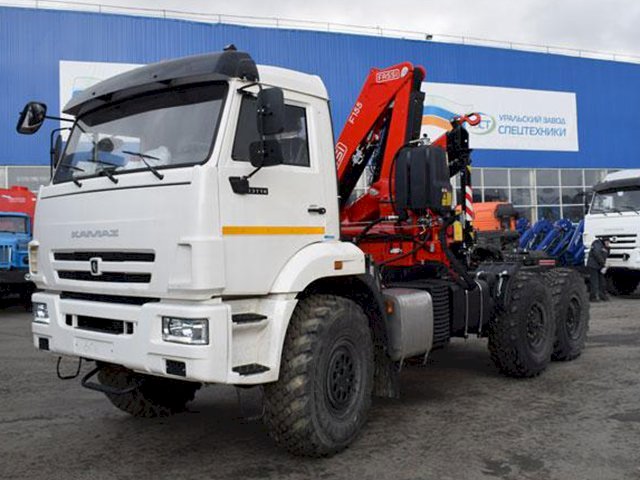 Фото №5: Седельный тягач КАМАЗ 43118-3027-50 с КМУ Fassi F155.A.0.22 (24)