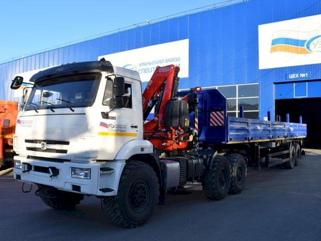 Фото №4: Седельный тягач КАМАЗ 43118-3027-50 с КМУ Fassi F155.A.0.22 (24)