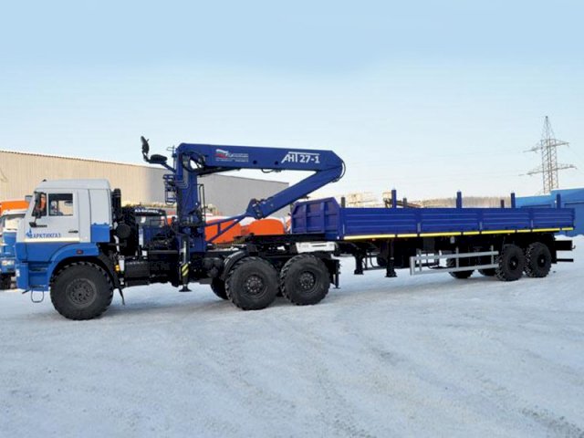 Фото №7: Седельный тягач КАМАЗ 43118-3049-50 с КМУ АНТ 27-1