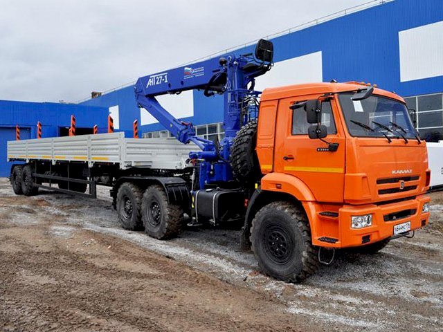 Фото №2: Седельный тягач КАМАЗ 43118-3049-50 с КМУ АНТ 27-1
