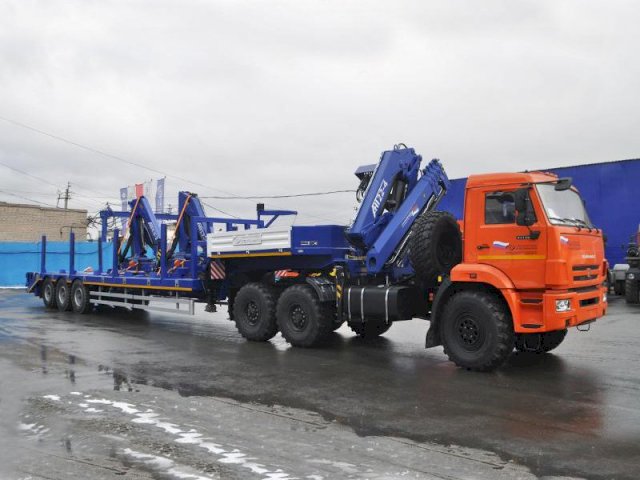 Фото №10: Седельный тягач КАМАЗ 43118-3027-50 с КМУ АНТ 22-4 (025)