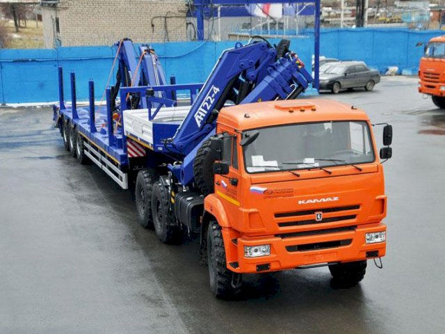 Фото №9: Седельный тягач КАМАЗ 43118-3027-50 с КМУ АНТ 22-4 (025)