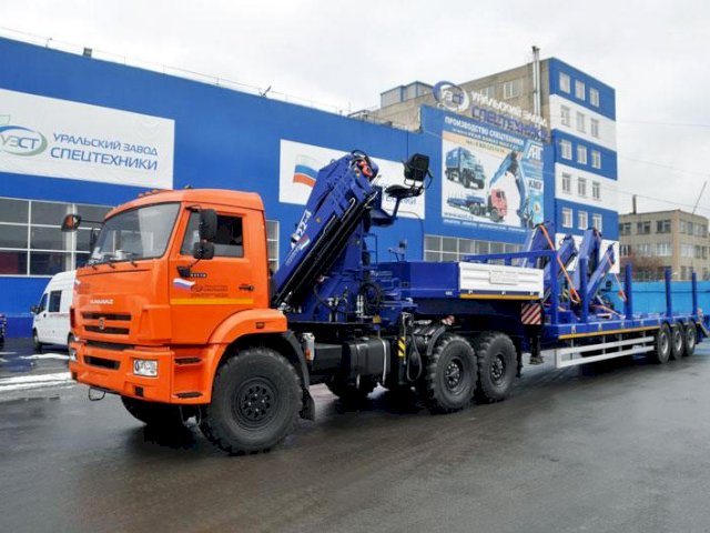 Фото №8: Седельный тягач КАМАЗ 43118-3027-50 с КМУ АНТ 22-4 (025)