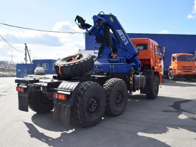 Фото №3: Седельный тягач КАМАЗ 43118-3027-50 с КМУ АНТ 22-2