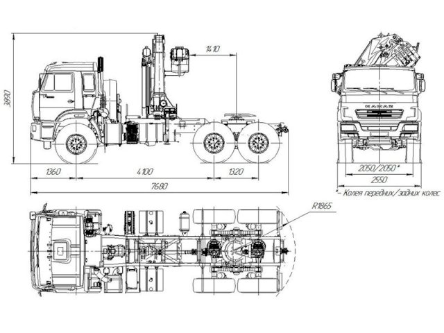 Фото №12: Седельный тягач КАМАЗ 43118-3011-50 с КМУ АНТ 22-2 (034)