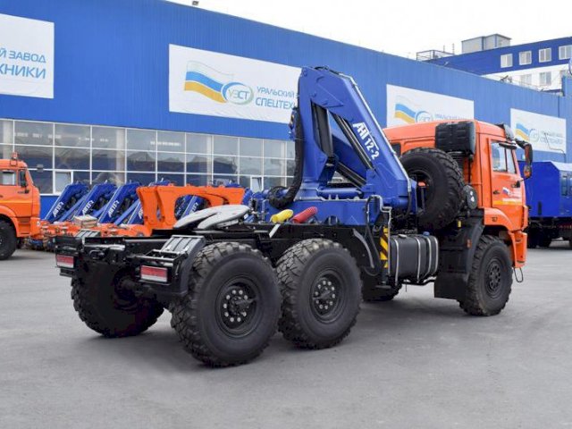 Фото №4: Седельный тягач КАМАЗ 43118-3027-50 с КМУ АНТ 12-2