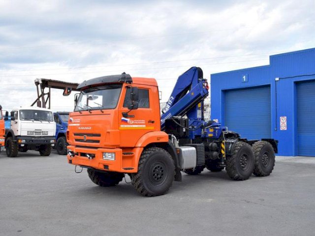 Фото №2: Седельный тягач КАМАЗ 43118-3027-50 с КМУ АНТ 12-2