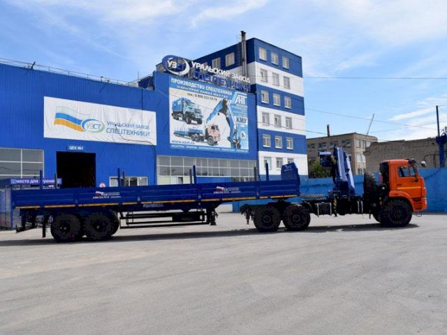 Фото №4: Седельный тягач КАМАЗ 43118-3017-50 с КМУ АНТ 22-4 (027)