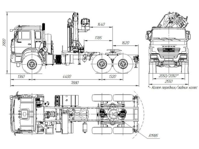 Фото №8: Седельный тягач КАМАЗ 43118-3017-50 с КМУ АНТ 22-3 (027)