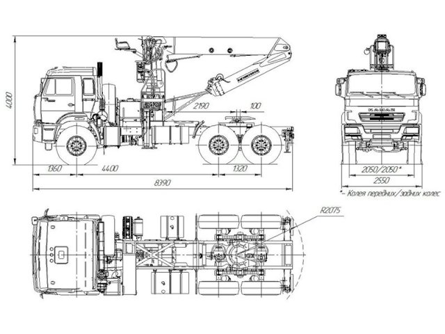 Фото №8: Седельный тягач КАМАЗ 43118-3011-50 с КМУ АНТ 27-1 (30)