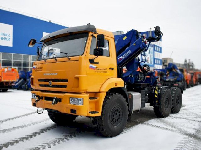 Фото №2: Седельный тягач КАМАЗ 43118-3011-50 с КМУ АНТ 12-2 (022)