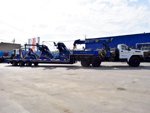 Фото №8: Седельный тягач Урал-NEXT 4320-6952-72Е5Г38 с КМУ АНТ 15-5ТЛ (007)