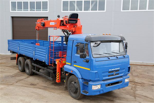Фото №8: Бортовой КАМАЗ 65117 с КМУ Kanglim KS1256G-II