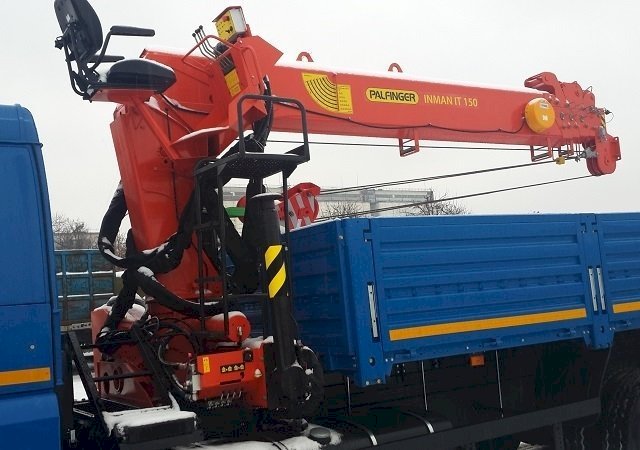 Фото №8: Бортовой КАМАЗ 65117 с КМУ INMAN IT150