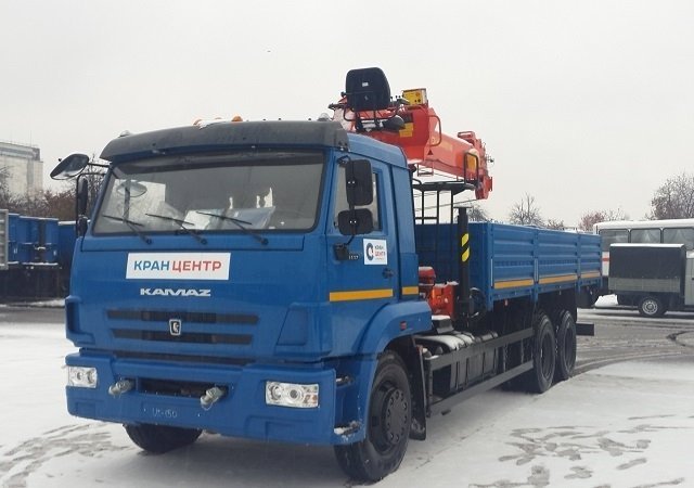 Фото №7: Бортовой КАМАЗ 65117 с КМУ INMAN IT150