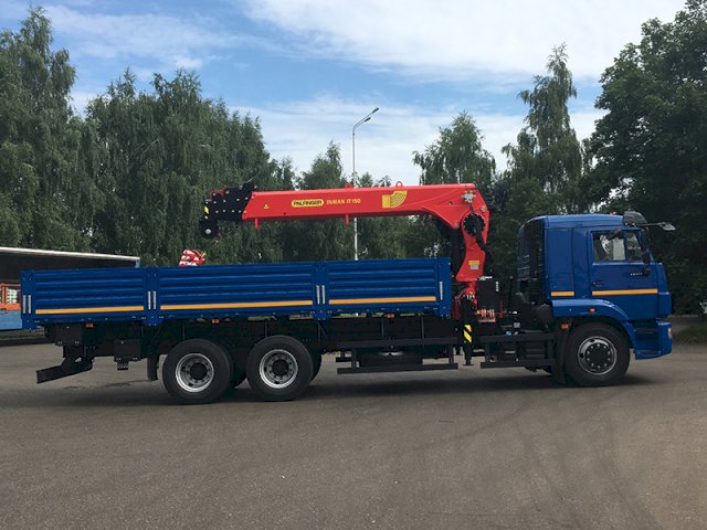 Фото №5: Бортовой КАМАЗ 65117 с КМУ INMAN IT150