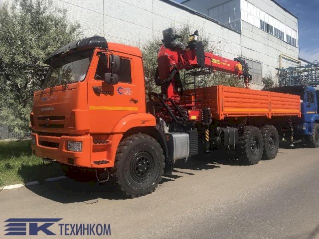 Фото №2: Бортовой КАМАЗ 43118 с КМУ INMAN IT 150