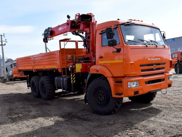 Фото №2: Бортовой КАМАЗ 43118 с КМУ Fassi MVF S1556