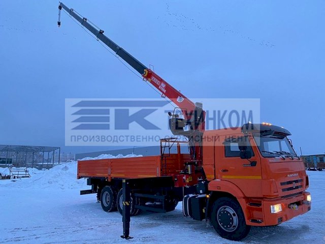 Фото №8: Бортовой КАМАЗ 65115 с КМУ Fassi MVF S1556