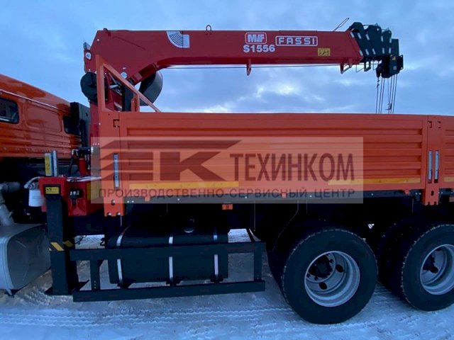 Фото №6: Бортовой КАМАЗ 65115 с КМУ Fassi MVF S1556