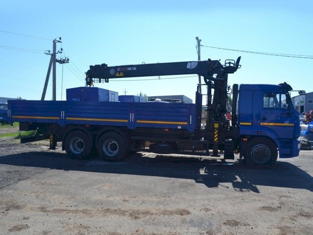 Фото №3: Бортовой КАМАЗ 65117 с КМУ Hiab 190 TM