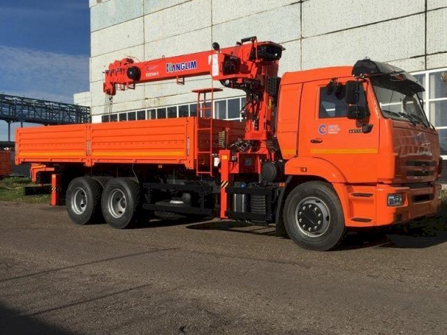 Фото №4: Бортовой КАМАЗ 65115-3094-48 с КМУ Kanglim KS1256G-II