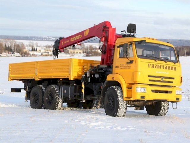 Фото №6: Бортовой КАМАЗ 43118 с КМУ Галичанин 150