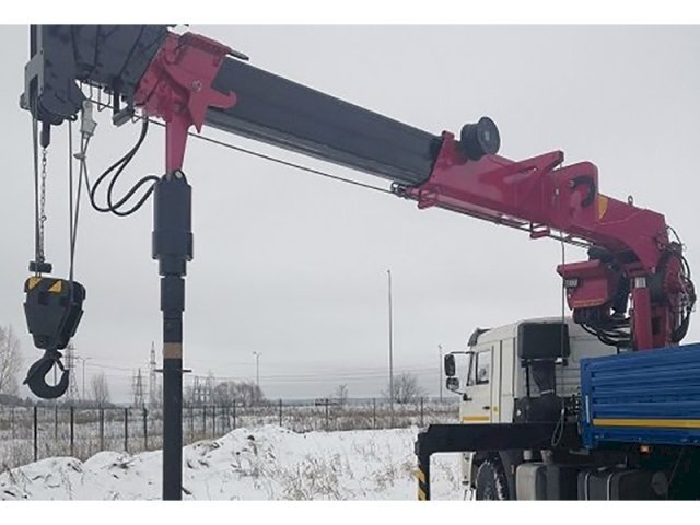 Фото №2: Бортовой КАМАЗ 65115 с КМУ Галичанин 150