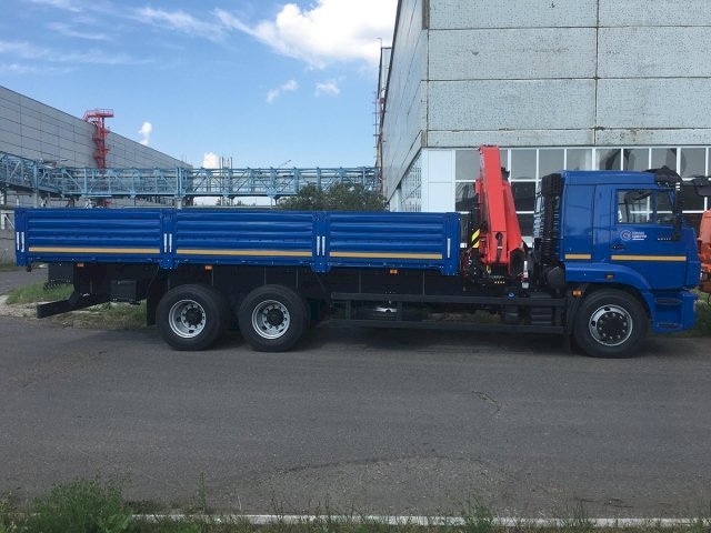 Фото №4: Бортовой КАМАЗ-65117 С КМУ ИНМАН ИМ-150