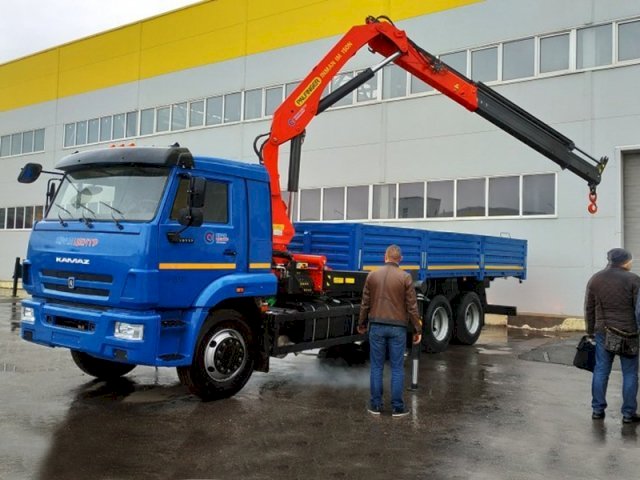 Фото №2: Бортовой КАМАЗ-65117 С КМУ ИНМАН ИМ-150