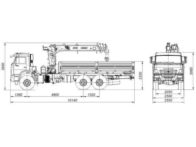 Фото №5: Бортовой КАМАЗ 43118-3027-50 с КМУ Инман ИТ-150
