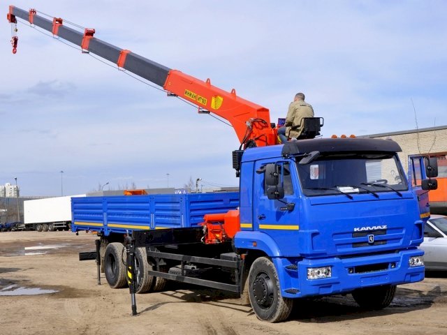 Фото №2: Бортовой КАМАЗ 65115 с КМУ Инман ИТ-180