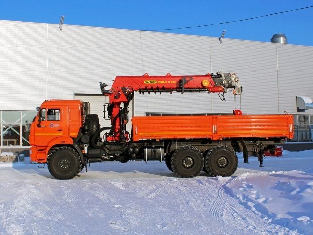 Фото №3: Бортовой КАМАЗ 43118 с КМУ Инман ИТ-200