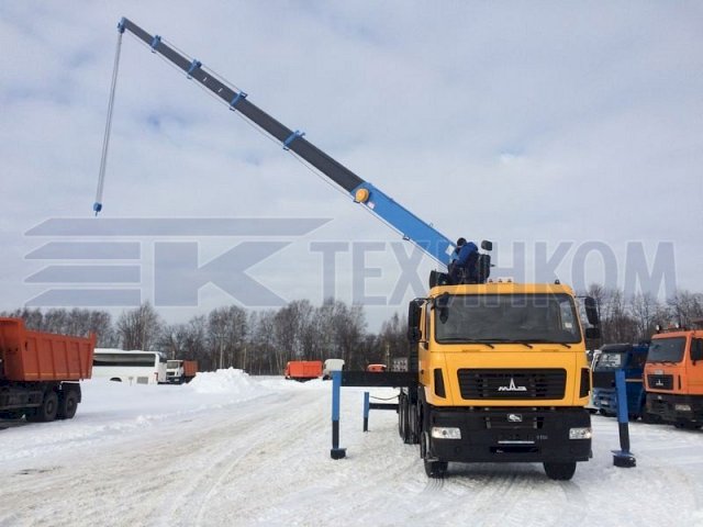 Фото №3: Бортовой МАЗ 6312С5-8525-012 с КМУ DongYang SS1956