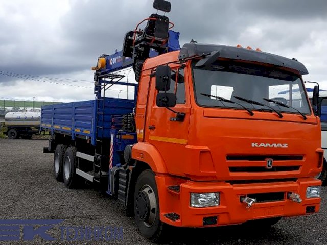 Фото №25: Бортовой КАМАЗ 65115 с КМУ DongYang SS1956