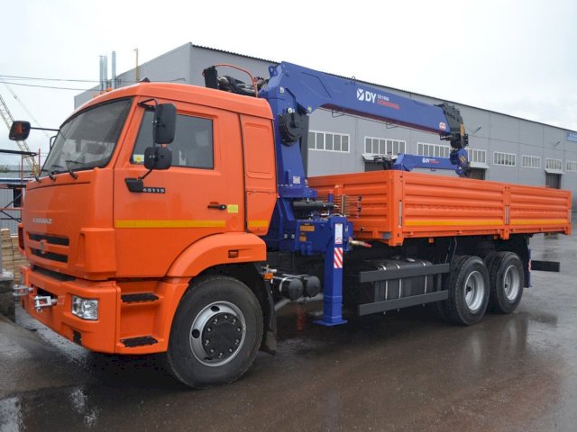Фото №13: Бортовой КАМАЗ 65115 с КМУ DongYang SS1956