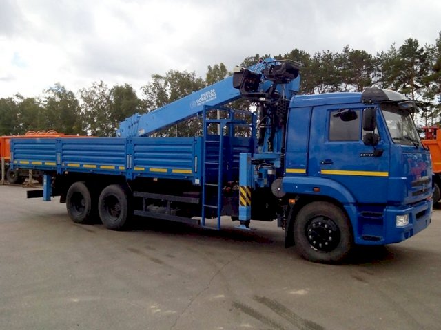 Фото №3: Бортовой КАМАЗ 65117 с КМУ DongYang SS2036