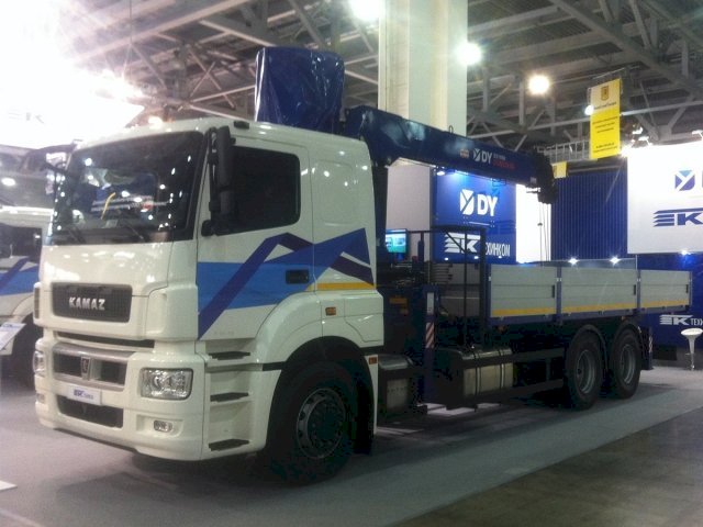 Фото №2: Бортовой КАМАЗ 65207 с КМУ DongYang SS2037