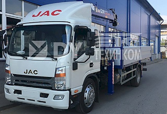Фото №2: Бортовой JAC N-120 с КМУ DongYang SS1414