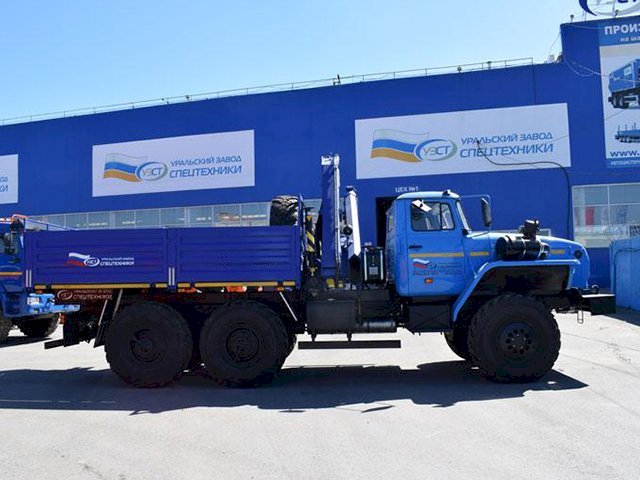 Фото №7: Бортовой Урал 5557-1112-72Е5 с КМУ АНТ 12-2 (38)